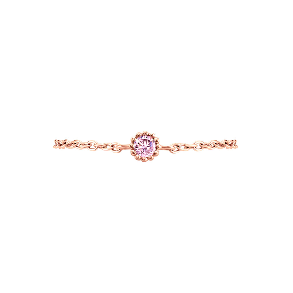 Bague Rio Argent Rose Oxyde De Zirconium