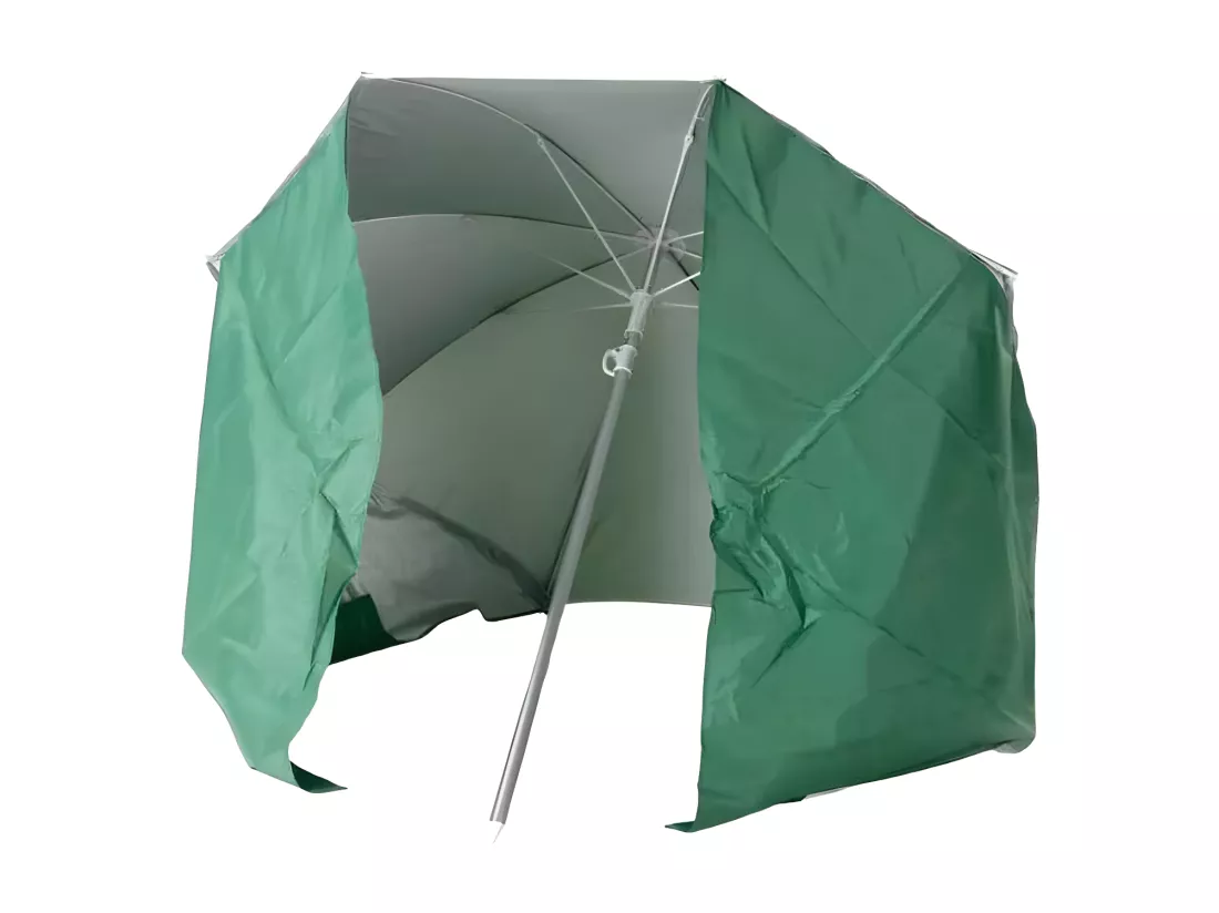 Parasol de plage pliable léger en aluminium avec tente 160 cm HORIZ