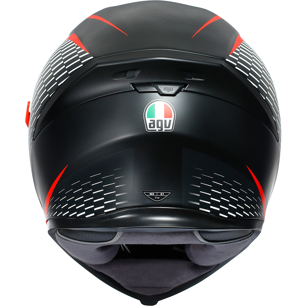 AGV - Casque K5 S Thunder Noir / Rouge / Blanc