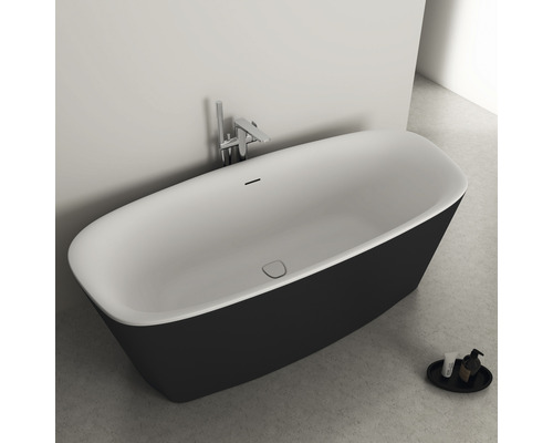 Ideal Standard Dea badkuip 75 x 170 cm zwart wit mat K8720V3