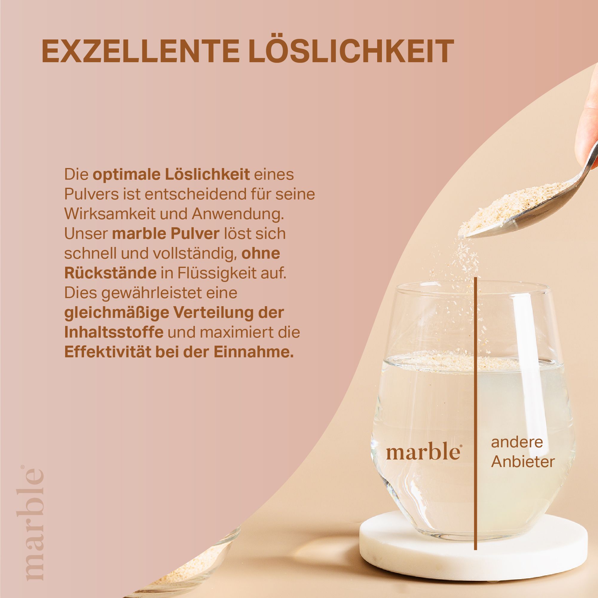 marble® Collagen Pulver Peach Hibiscus