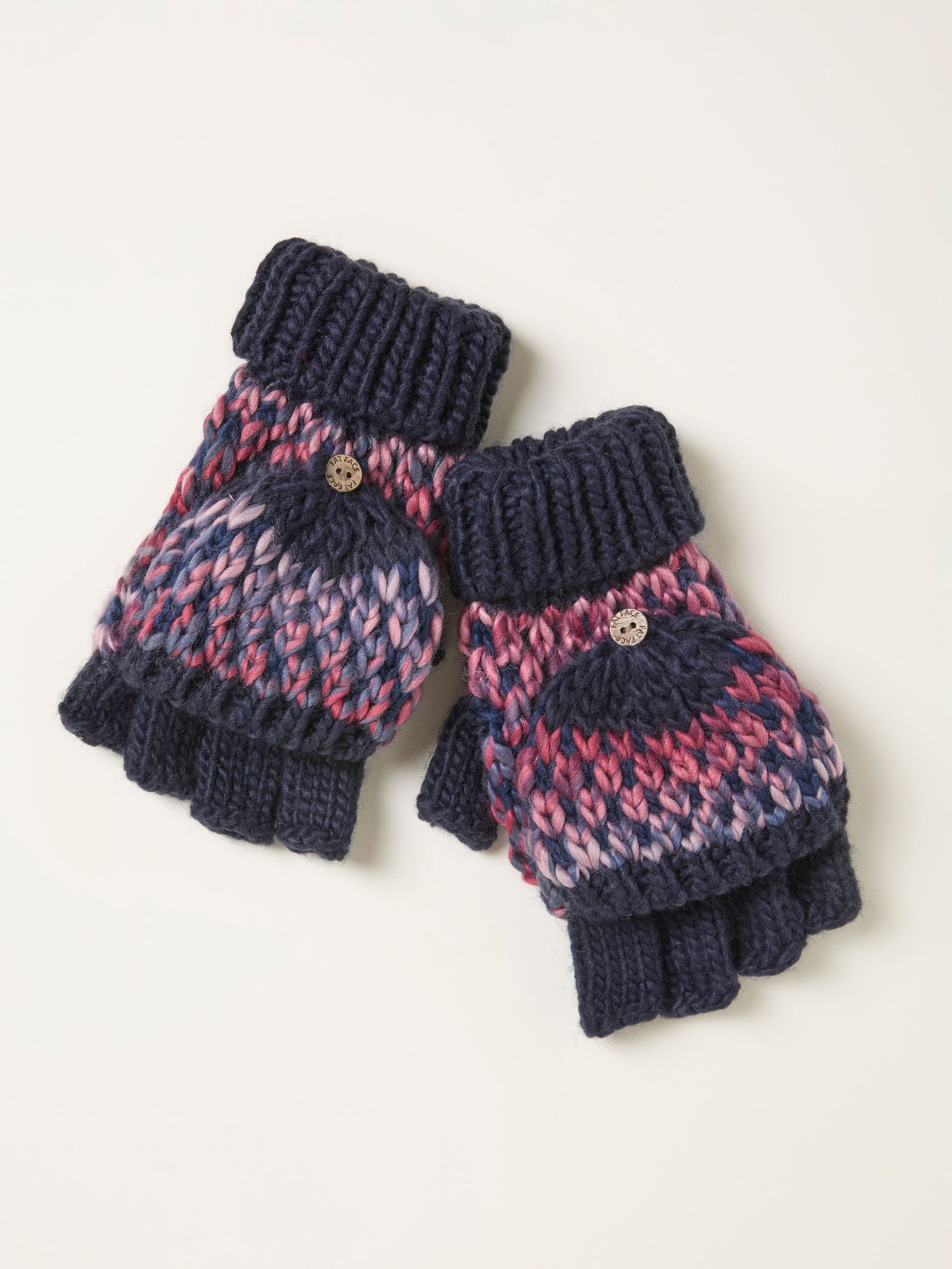 FatFace space-dye handschoenen met overflap
