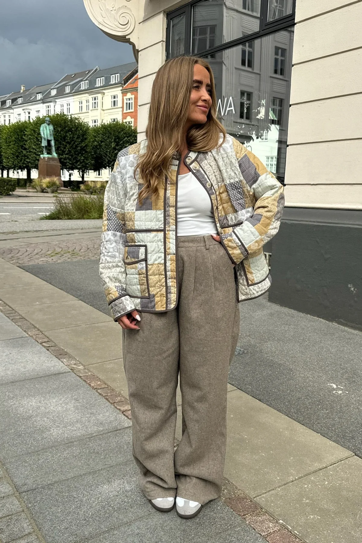 BYIC Emmyic Quilted Jacket emp earth multi print