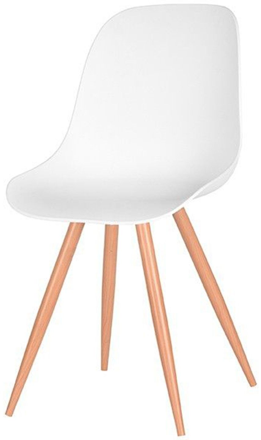 Eetkamerstoel Wit FF-45.021 Rimini B46 x D54 x H88 cm