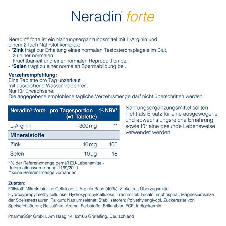 Neradin forte Tabletten, 30 St