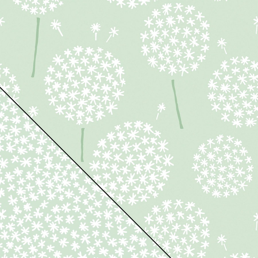 THERALINE Das Yinnie Kissen inkl. Bezug Pusteblume zartgrün