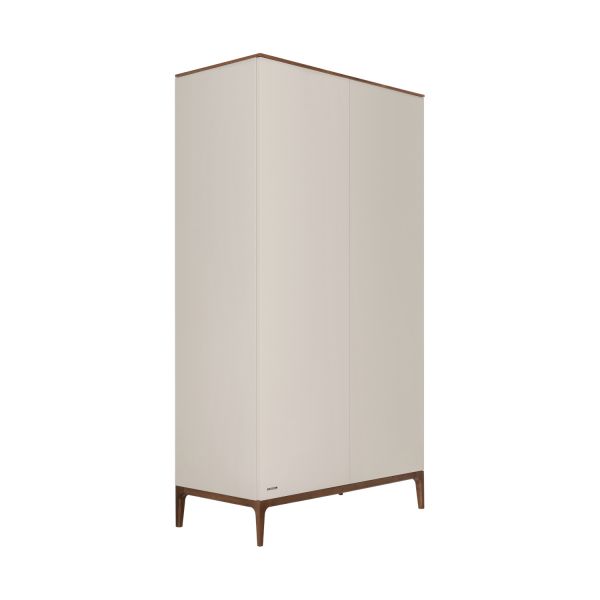 Kidsmill Modular Kast – 2-Deurs – Oatmeal/Walnoot