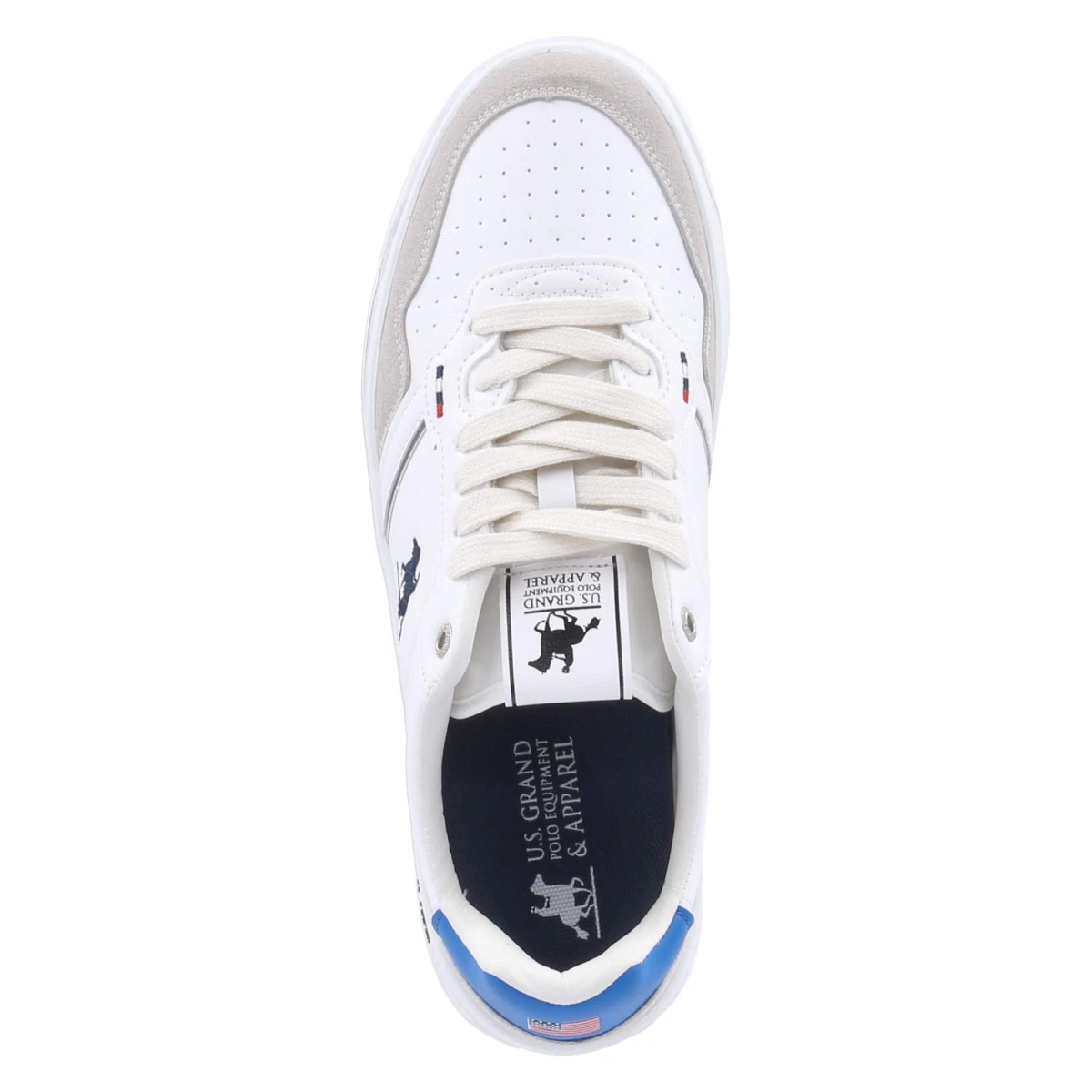 U.S. Grand PoloSneaker GINNICA - White/Light Blue