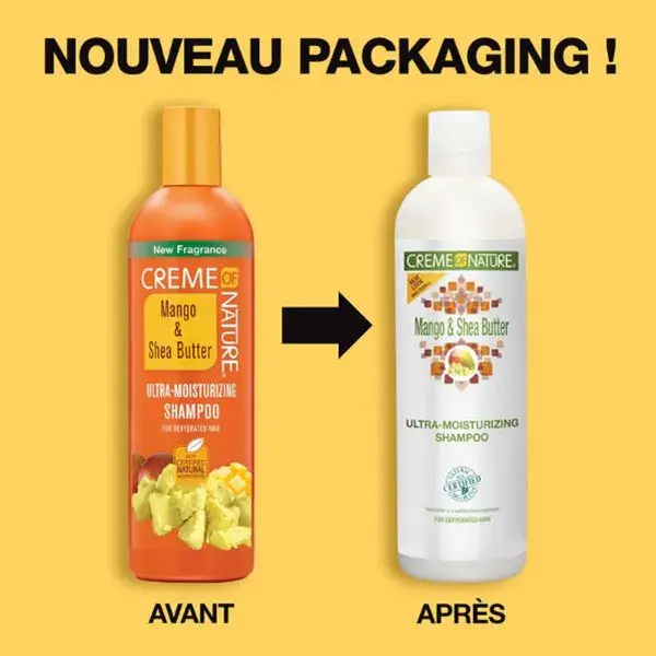 Creme of Nature, CNI, Shampoo Ultra-Hidratante de Manga, 354ml