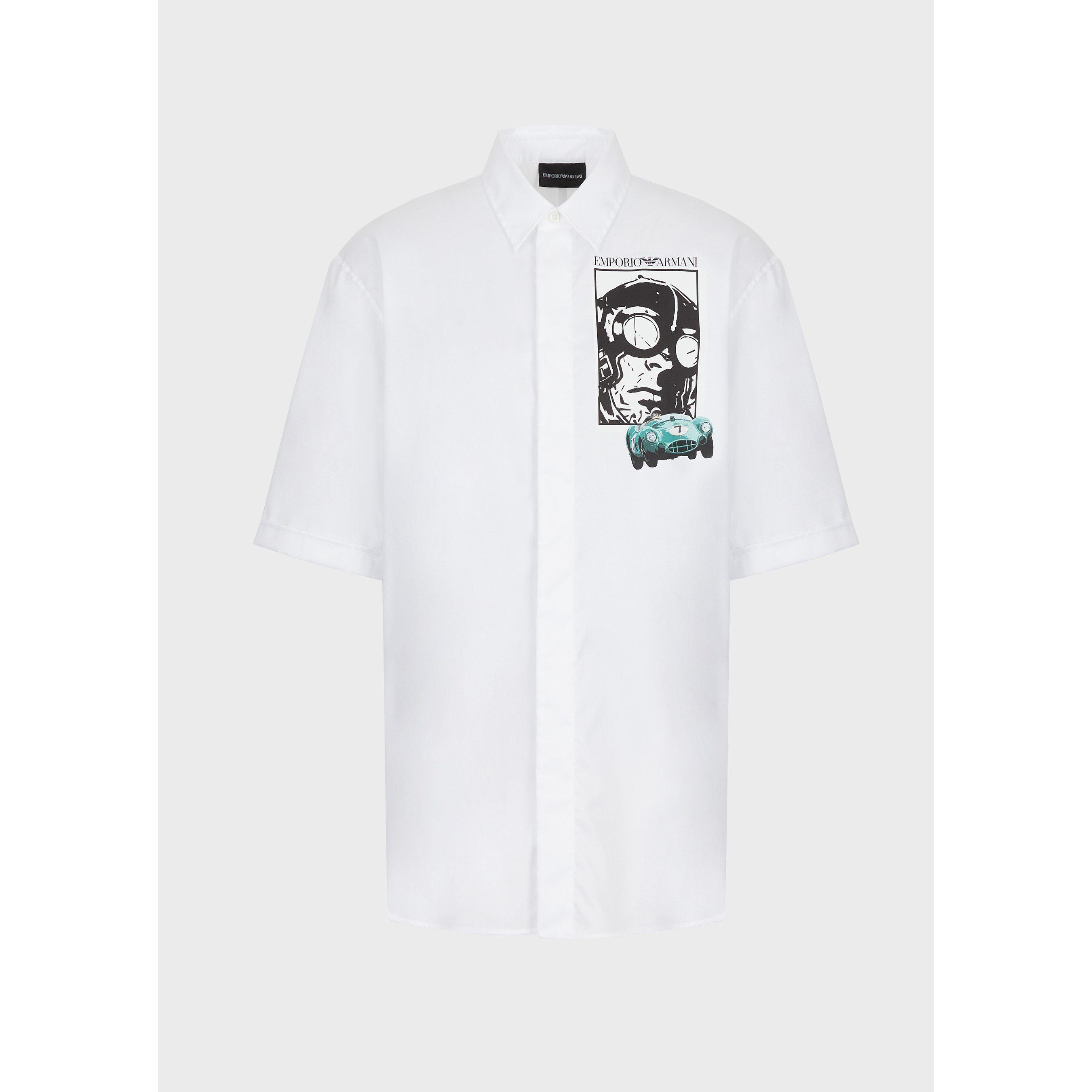 Emporio Armani Vintage Car Print T-Shirt