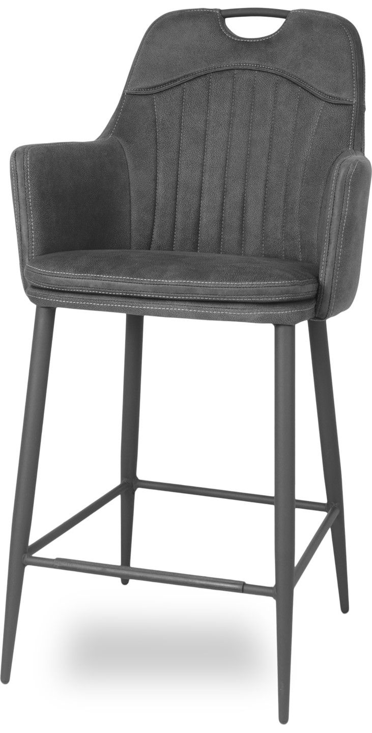 Barkruk - Antraciet Jerry B57 x D62 x H105 cm
