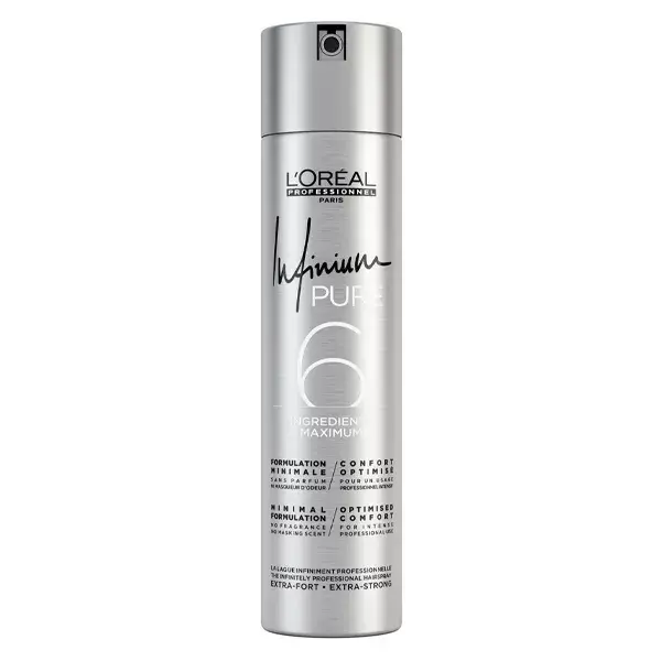 L'Oréal Professionnel Infinium Pure Laca Fixação Extra Forte 300ml