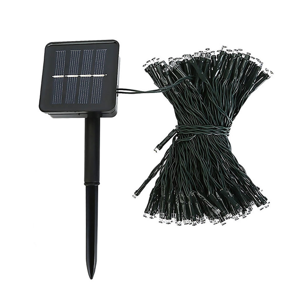 (22m) 200 LED's Deko Solar Lichterkette Outdoor Beleuchtung IP65 - Warmweiss