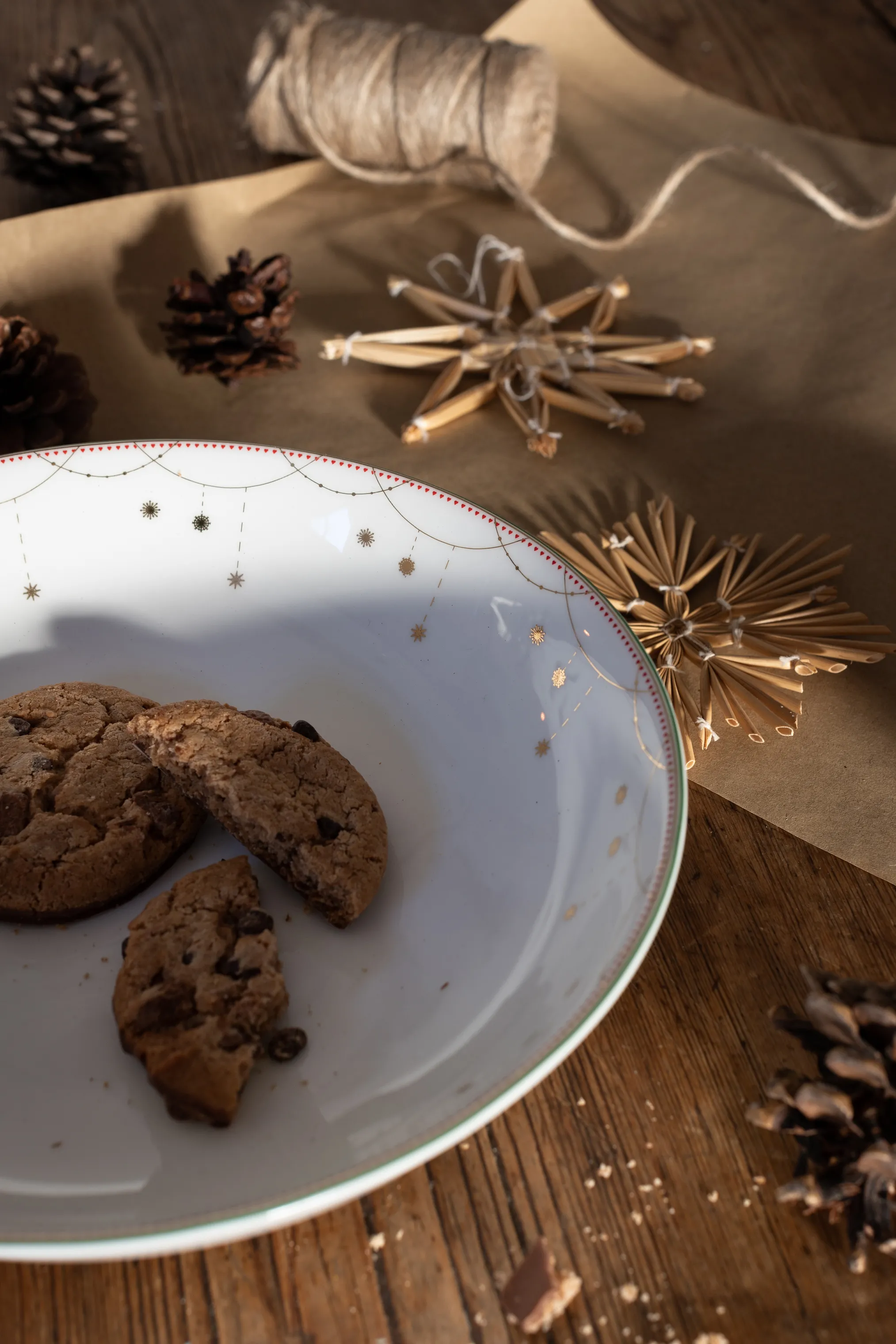 Wik & Walsøe Julemorgen Girlander Skål