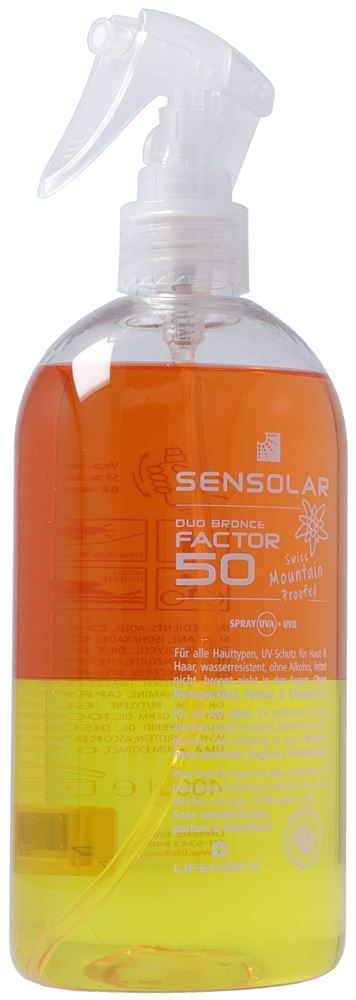 SENSOLAR Sonnenspray LSF 50 ohne Emulgatoren Spr 400 ml