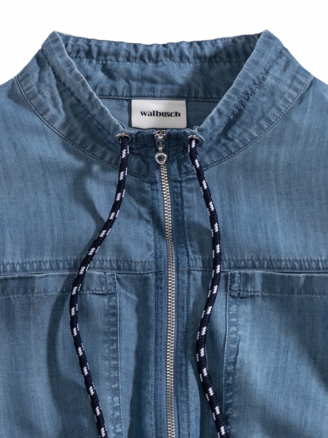 Lyocell-Blouson-Bluse