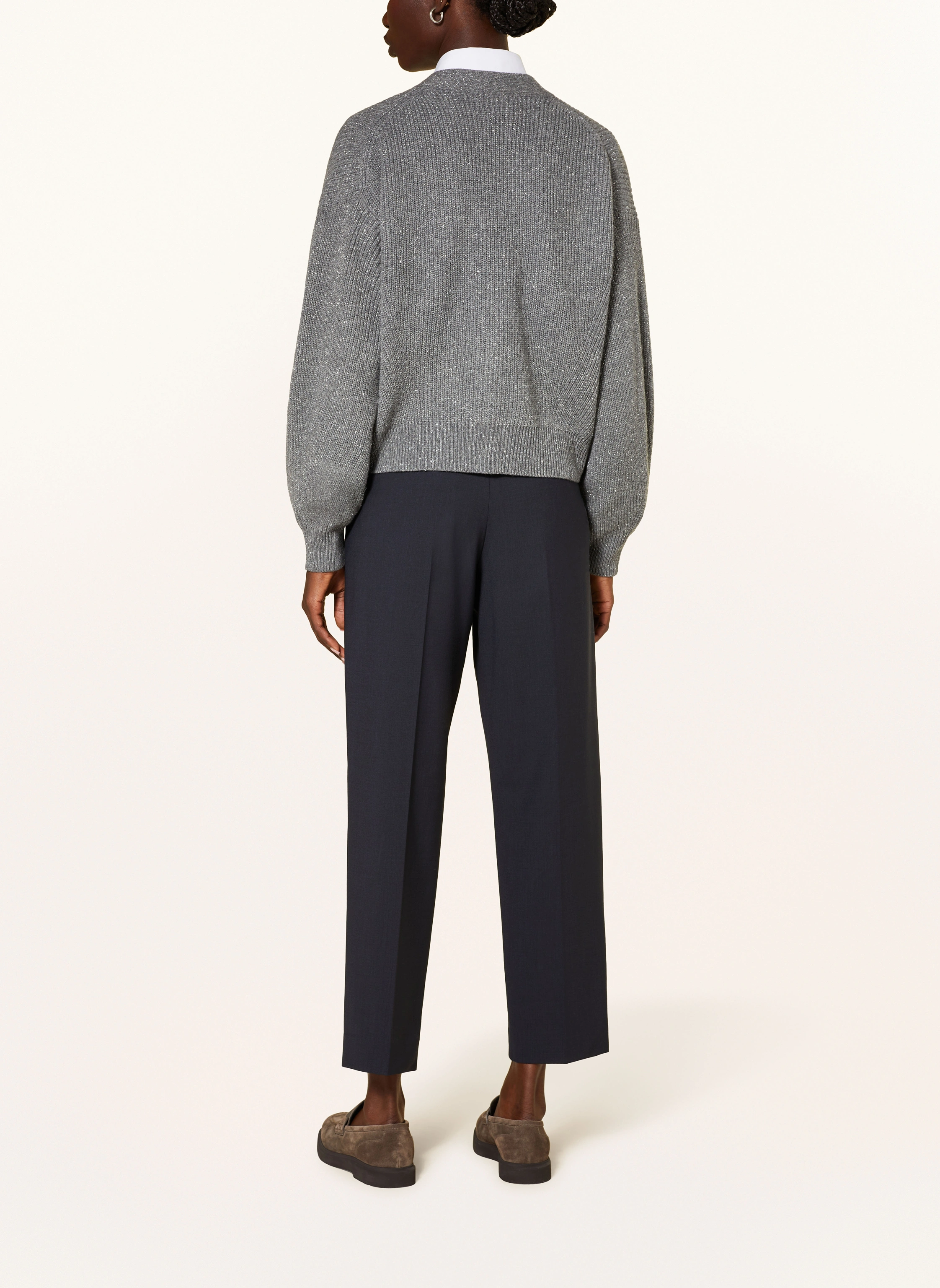 BRUNELLO CUCINELLI Strickjacke mit Cashmere und Pailletten