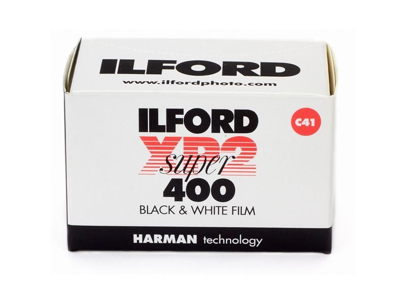 Ilford Analogfilm XP 2 400 135-36 Hochempfindlicher chromogener Schwarzweiss-Negativfilm
