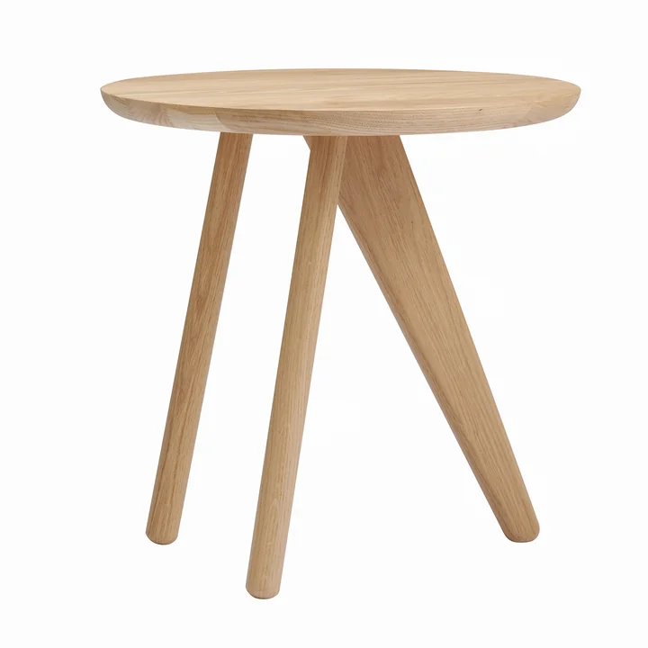 Norr11 - Fin Beistelltisch, Ø 40 x H 40 cm, Eiche natur