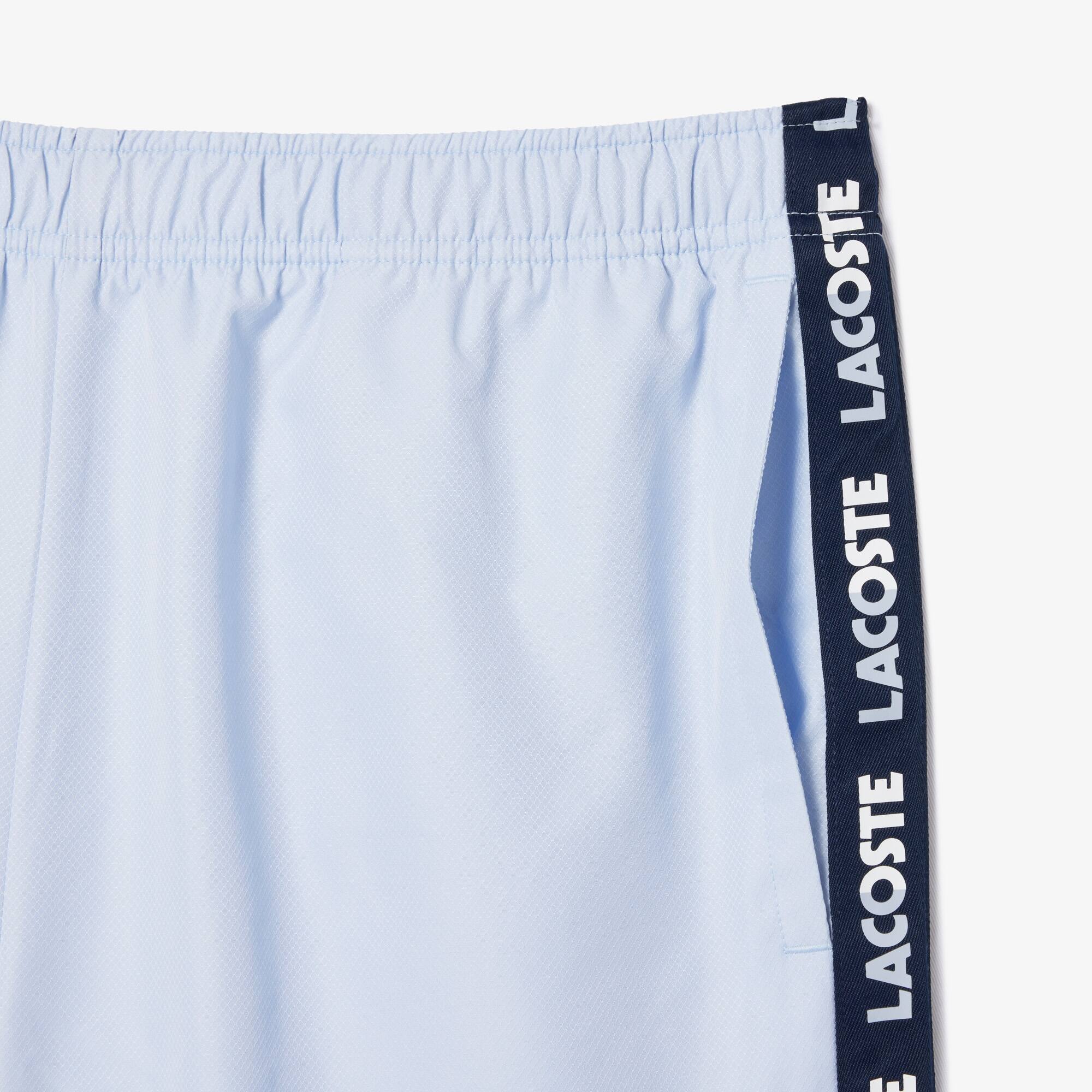 Tennis-Shorts mit Logostreifen Bermudas - Blau - Lacoste - Herren