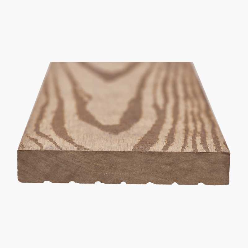 Dekklist til terrassebord av kompositt, 2800 x 70 x 12 mm, lysebrun
