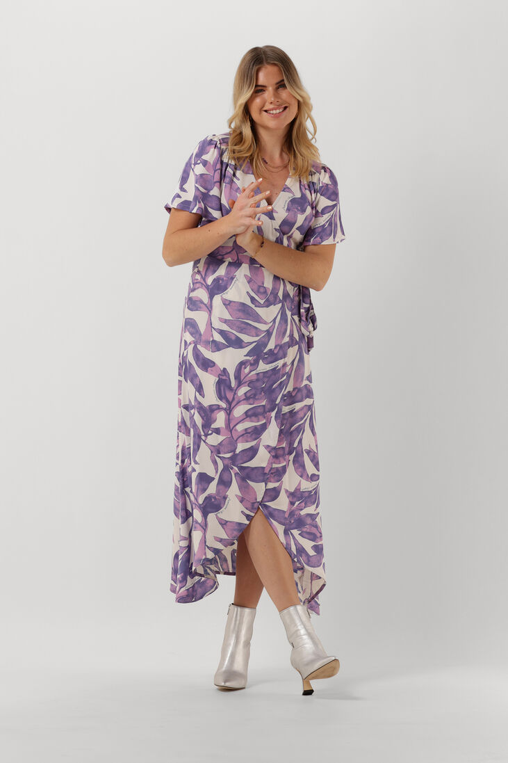 FABIENNE CHAPOT witte fabienne chapot midi jurk archana butterfly dress 78