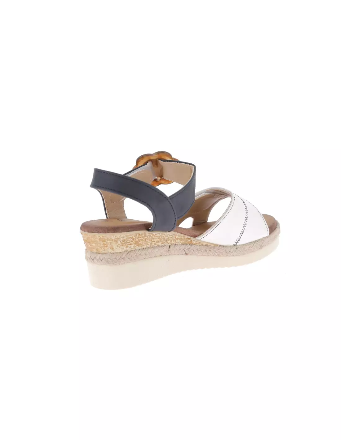 LES ARLESIENNES B924560 - Sandales & nu-pieds Whitenavy
