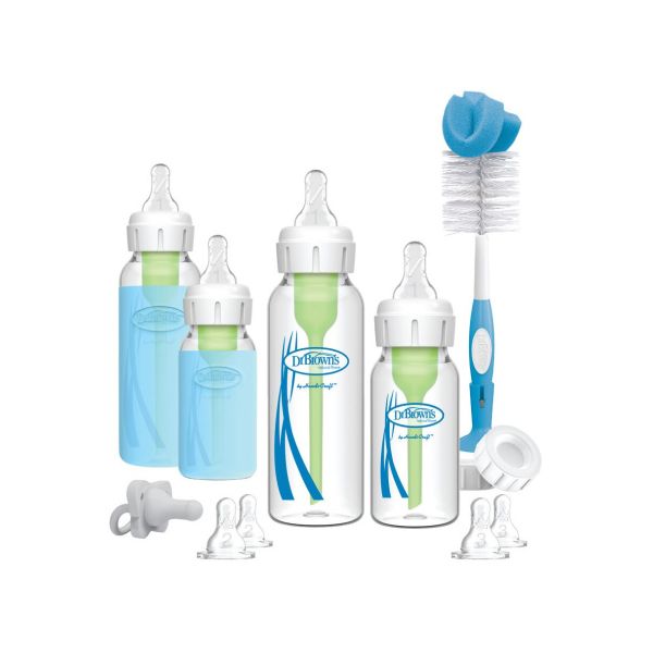 Dr. Brown's Standaard halsfles Giftset - Glas