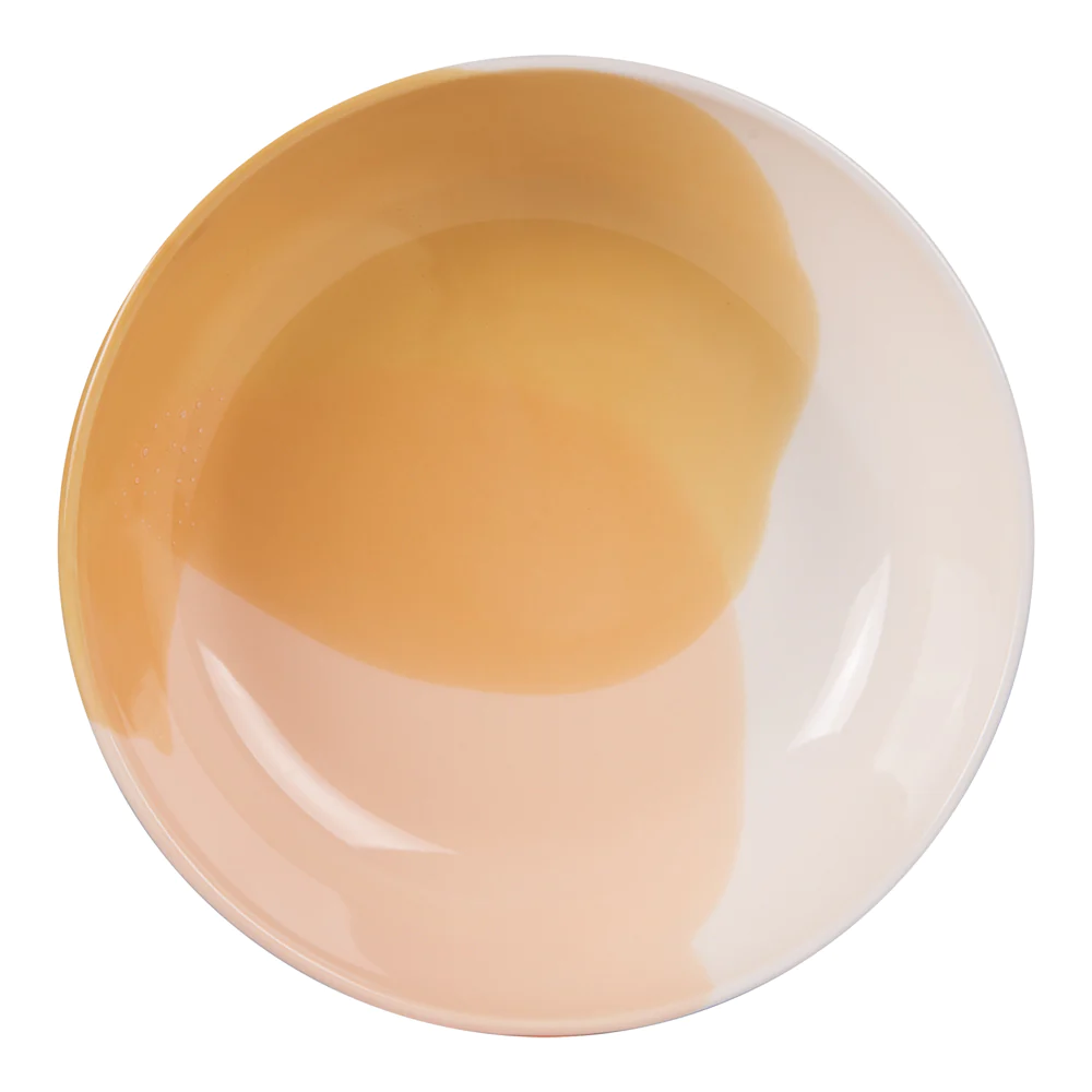 Assiette à pâtes Arty 21 cm orange (lot de 6) Table passion