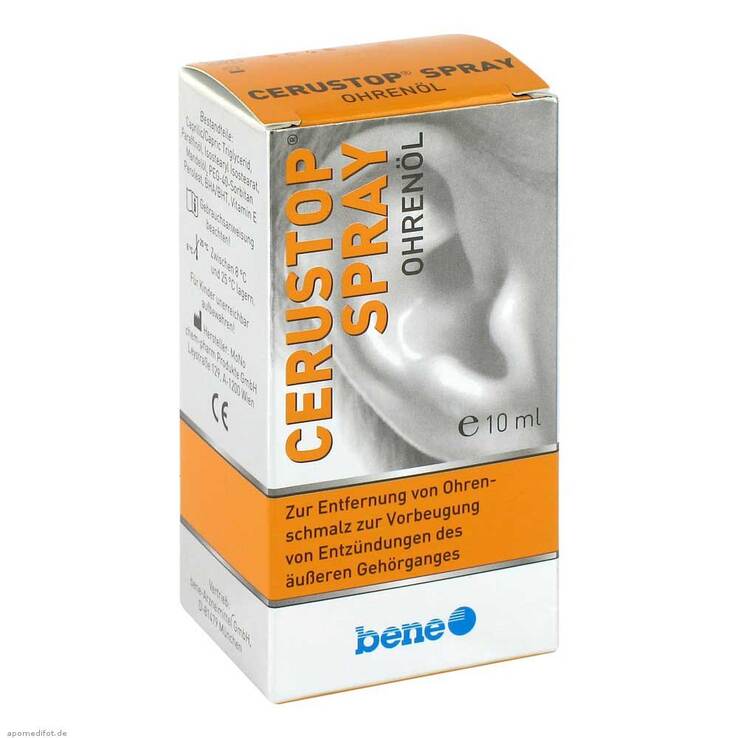 Cerustop Ohrenöl-Spray, 10 ml