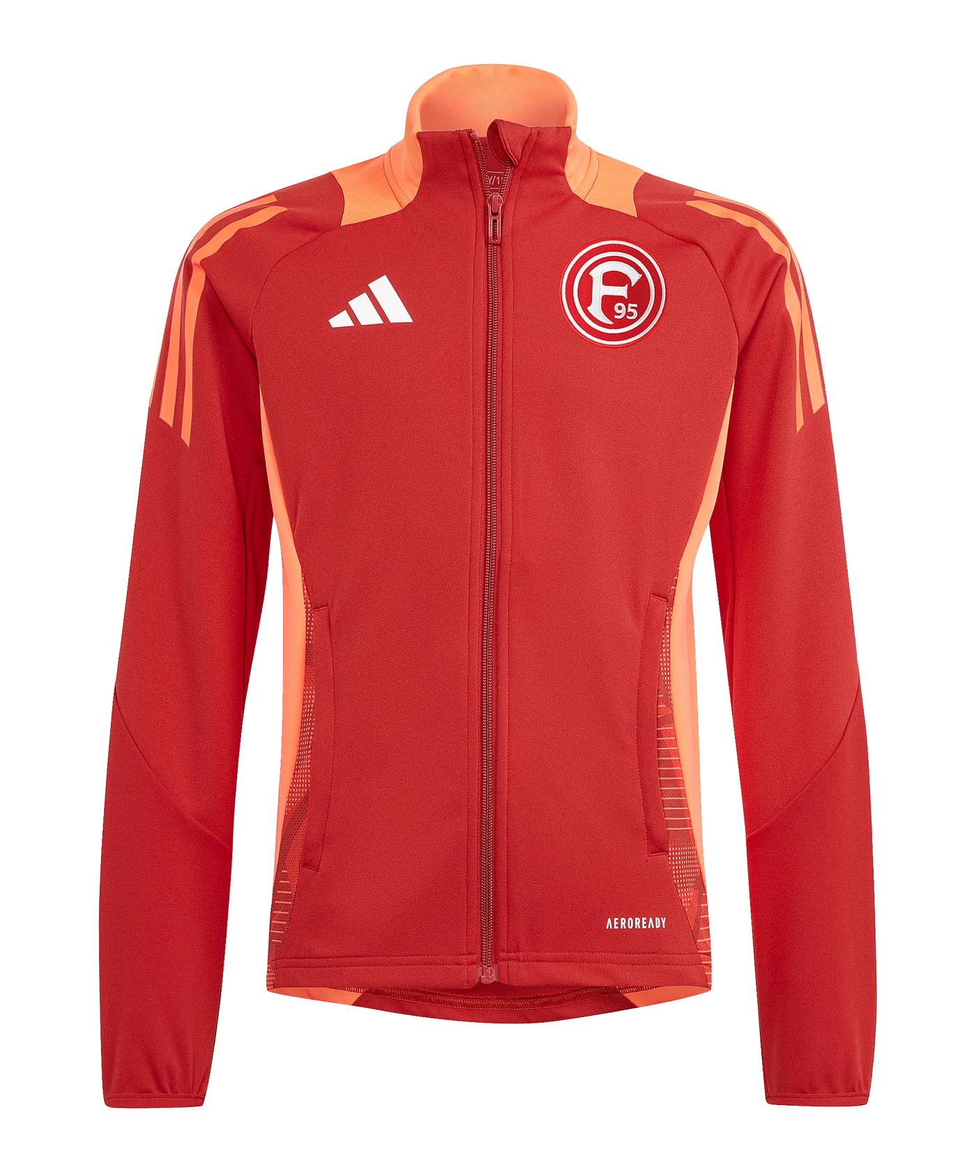 adidas Fortuna Düsseldorf Trainingsjacke Kids Rot