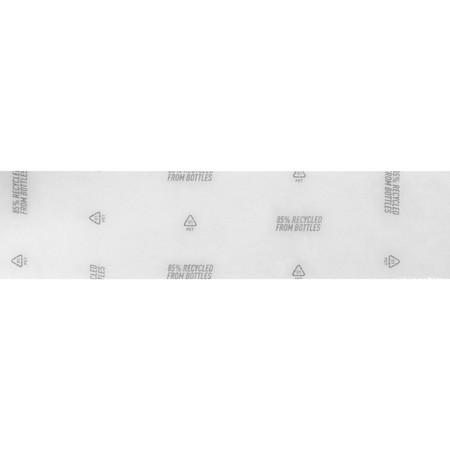 Dozensluittape, Hotmelt, Gerecycled PET, 50mm, 100m, transparant