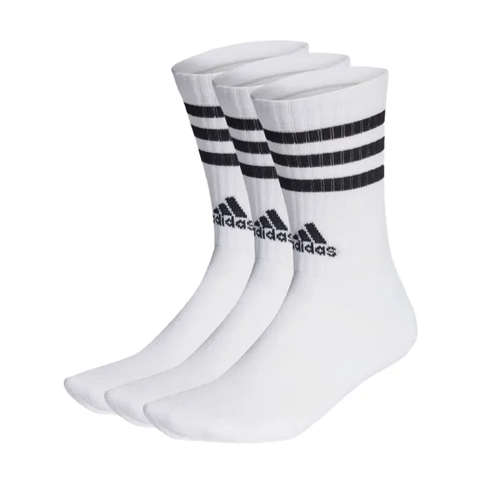 Adidas 3-Stripes Cushioned Sportswear Crew Sokken (3-pack)