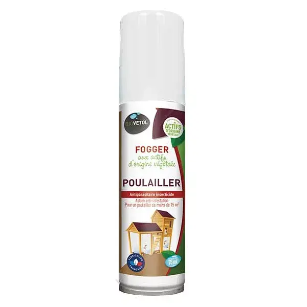Biovetol - Antiparasitaire - Diffuseur poulailler - 75 ml