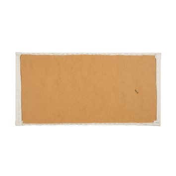 Wandkussen grof geweven crème 60x30 cm