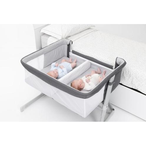Berceau cododo Next2Me Twins Magnet grey - CHICCO