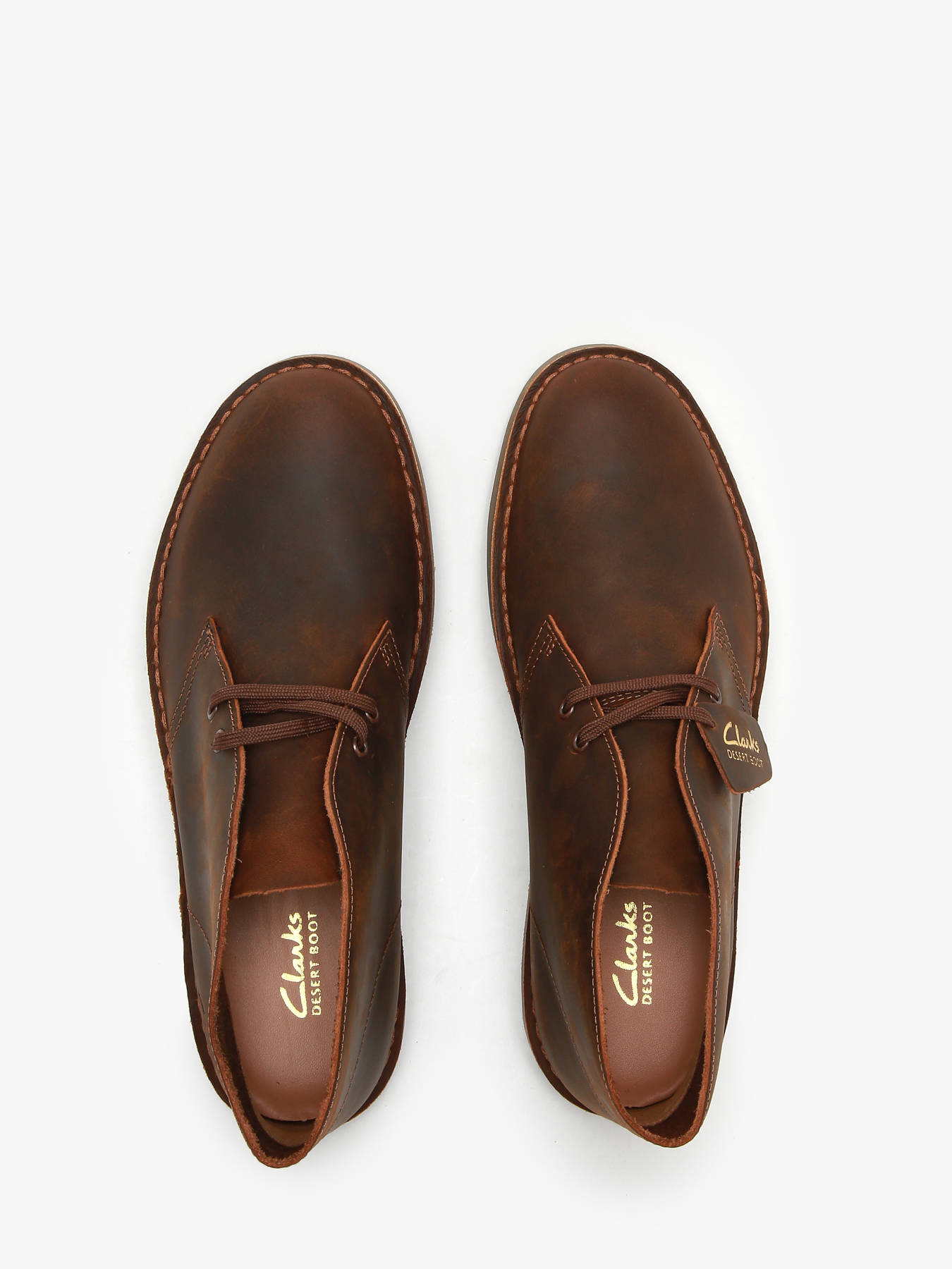 Chaussures de ville montante Desert en cuir CLARKS