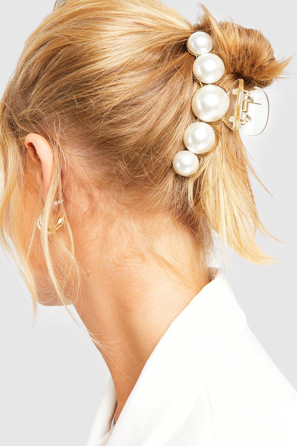 boohoo Grande Pince Crabe À Perles