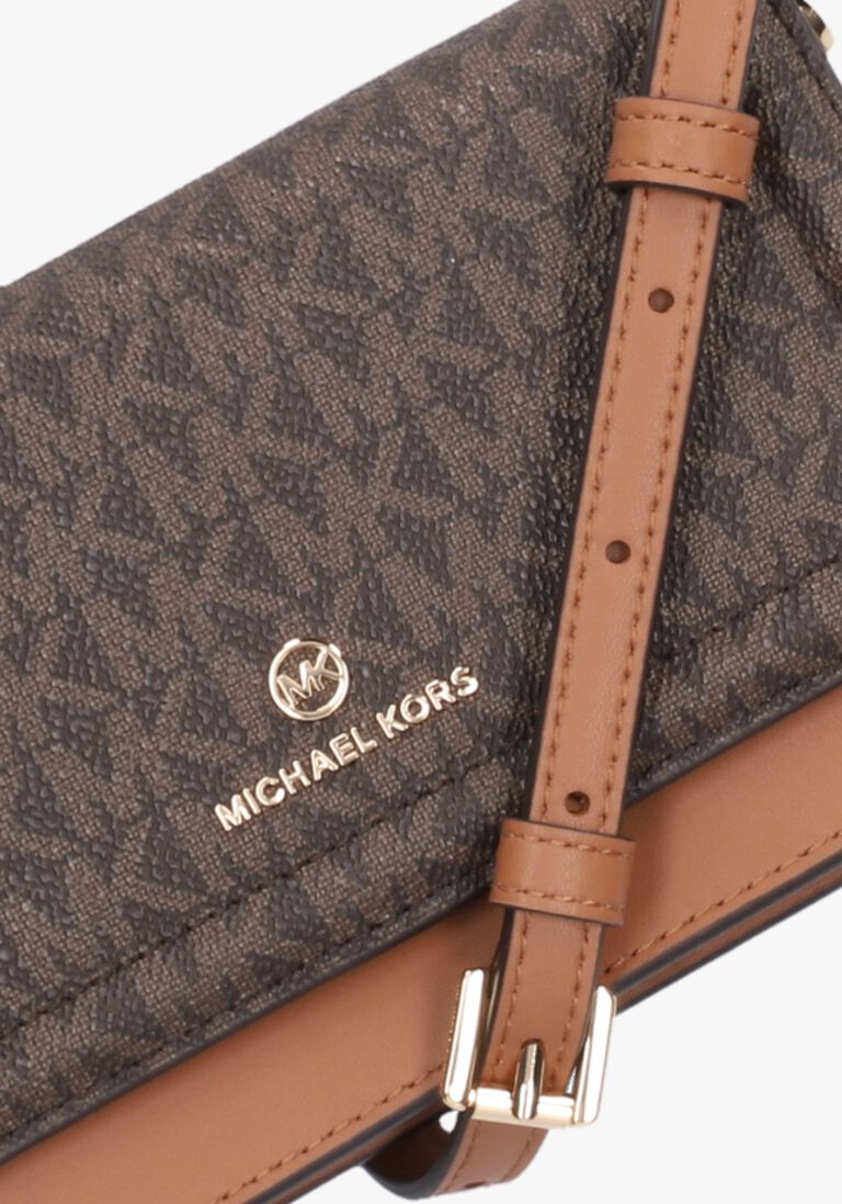 MICHAEL KORS bruine michael kors schoudertas sm phone crossbody