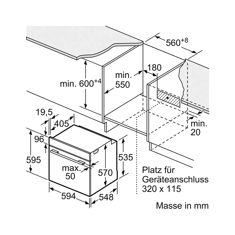 Siemens HE510ABR0C Einbau-Herd 400V