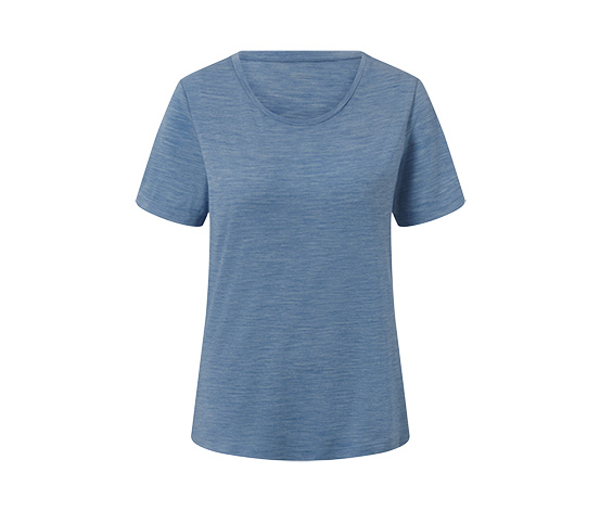 Funktionsshirt mit Merinowolle, dunkelblau