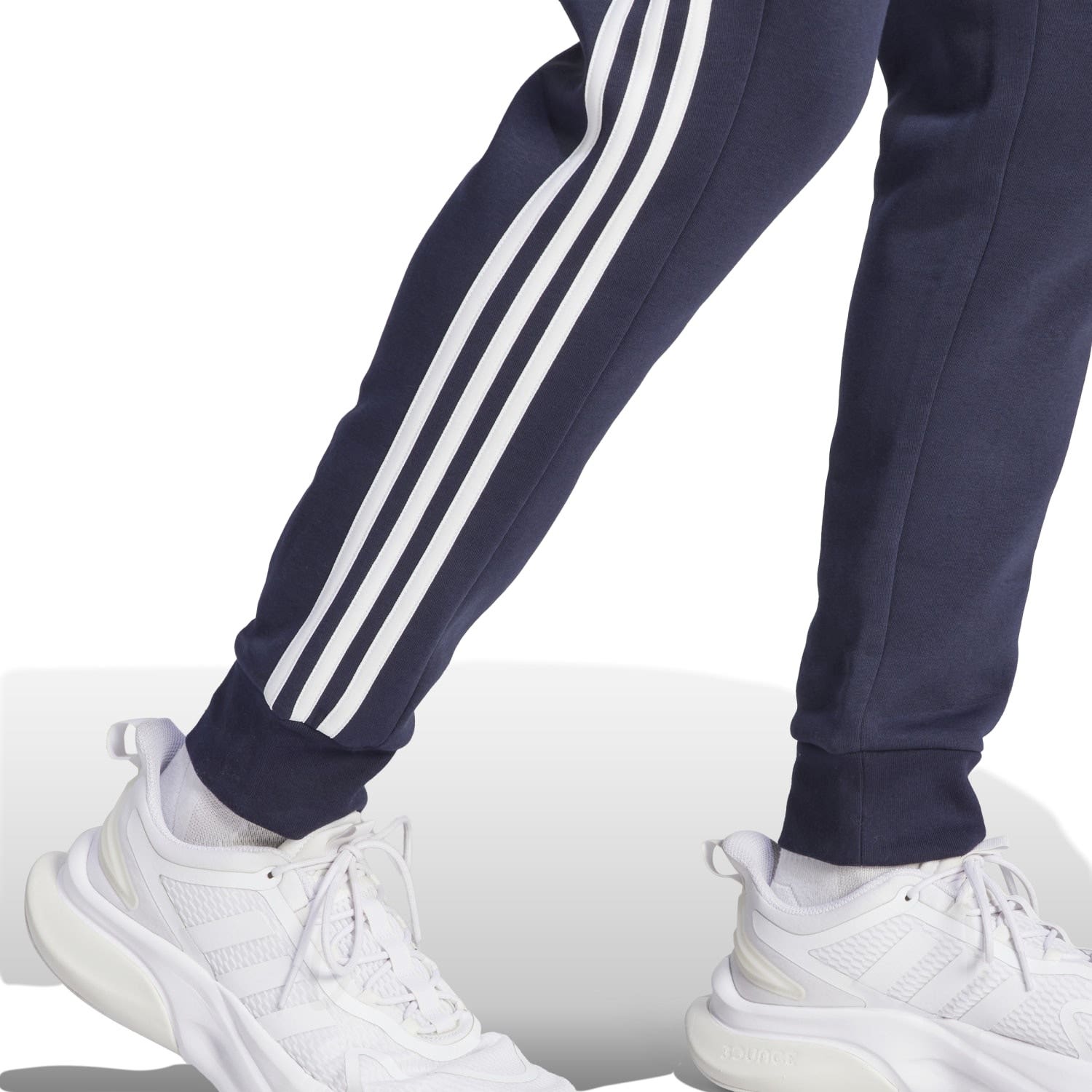 adidas  Essentials fleece taperd cuff 3-stripes pants