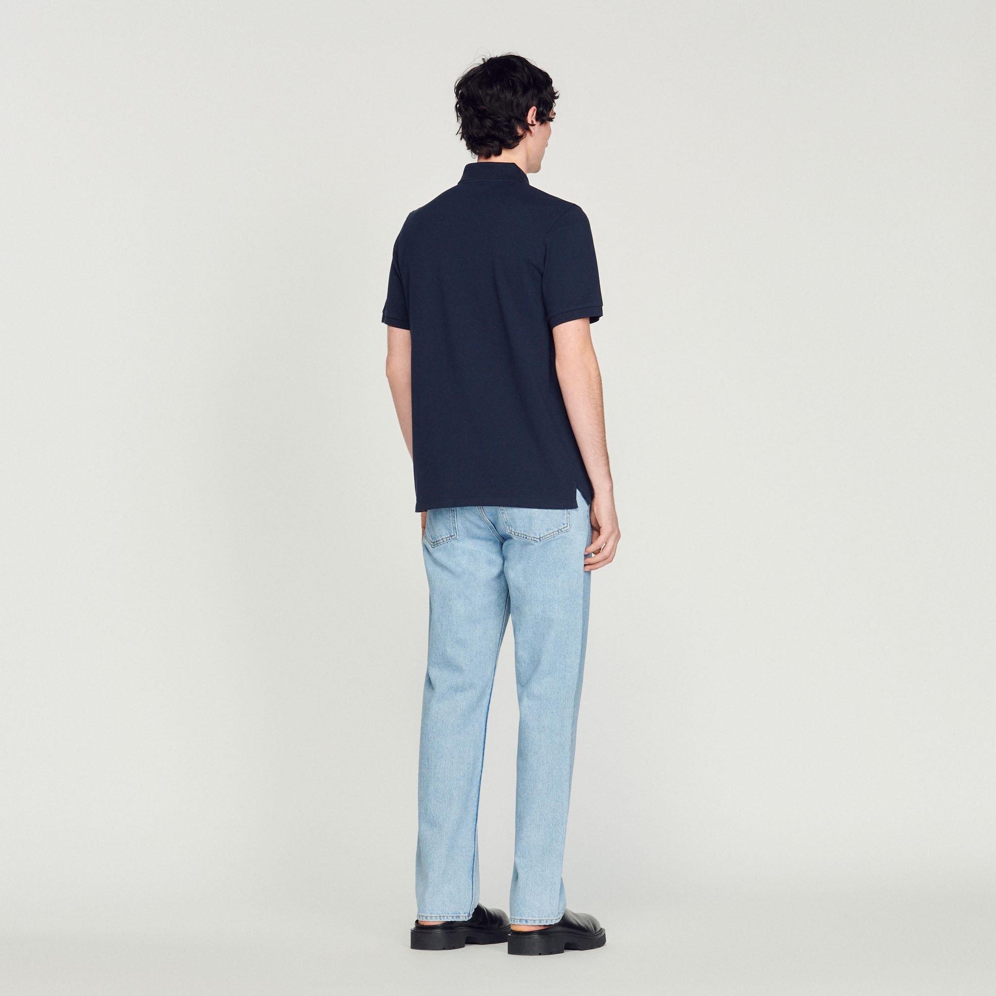 Polo broderie fleur