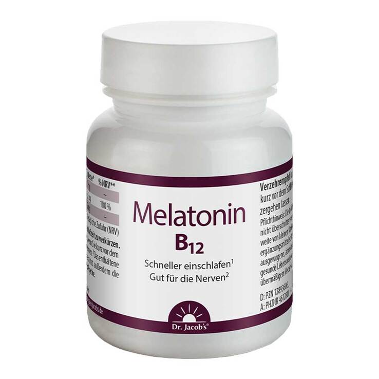 Melatonin B12 Dr. Jacob`s Tabletten, 60 St