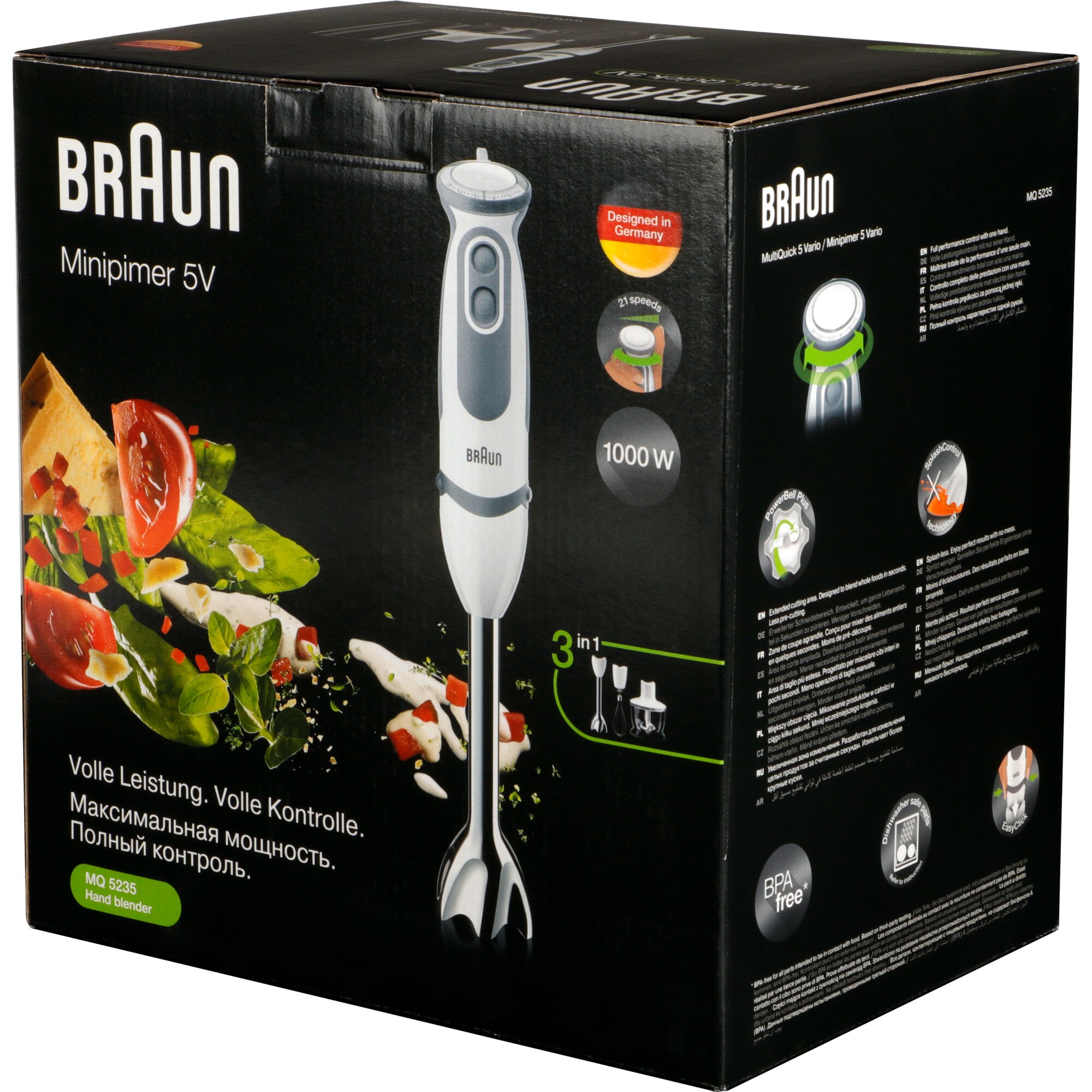 Braun Stabmixer MultiQuick 5 Stabmixer Vario MQ 5235