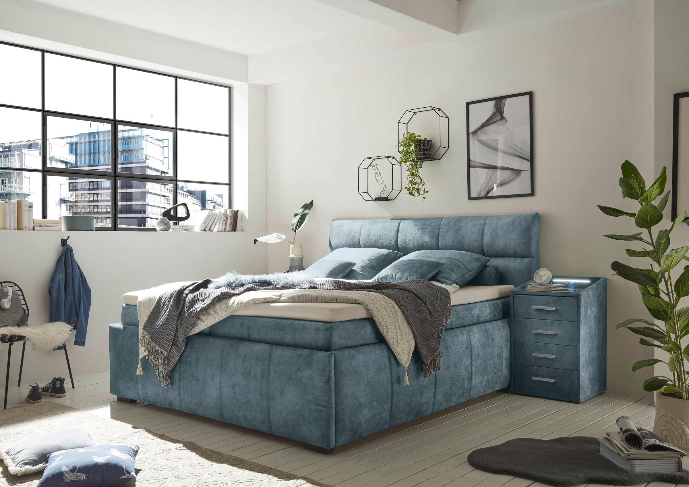ED EXCITING DESIGN Boxbett »Avidano« inkl. zwei Bettkästen