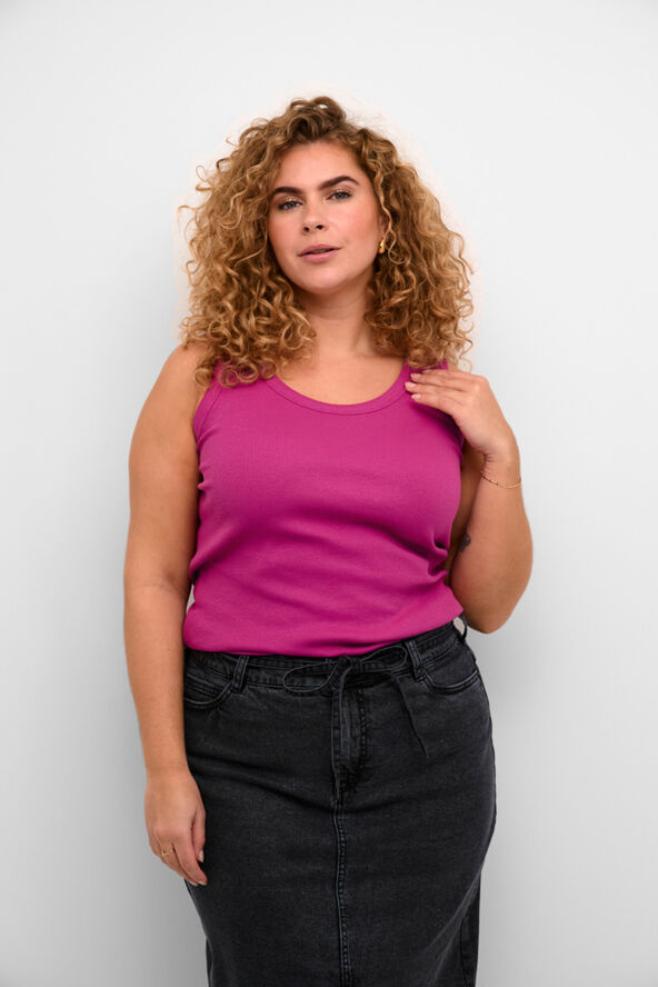 Kaffe Curve KCcarina Tank Top Festival fuchsia