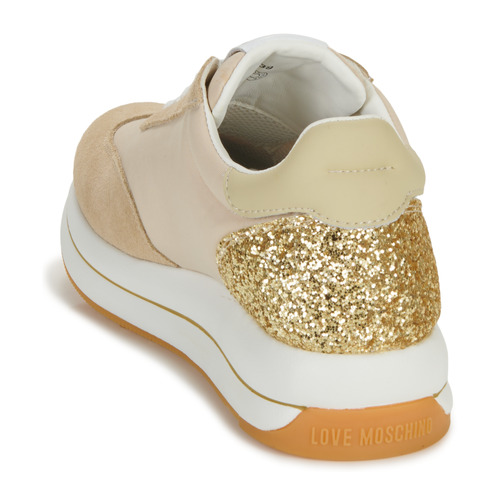 Love Moschino - DAILY RUNNING Beige / Oro