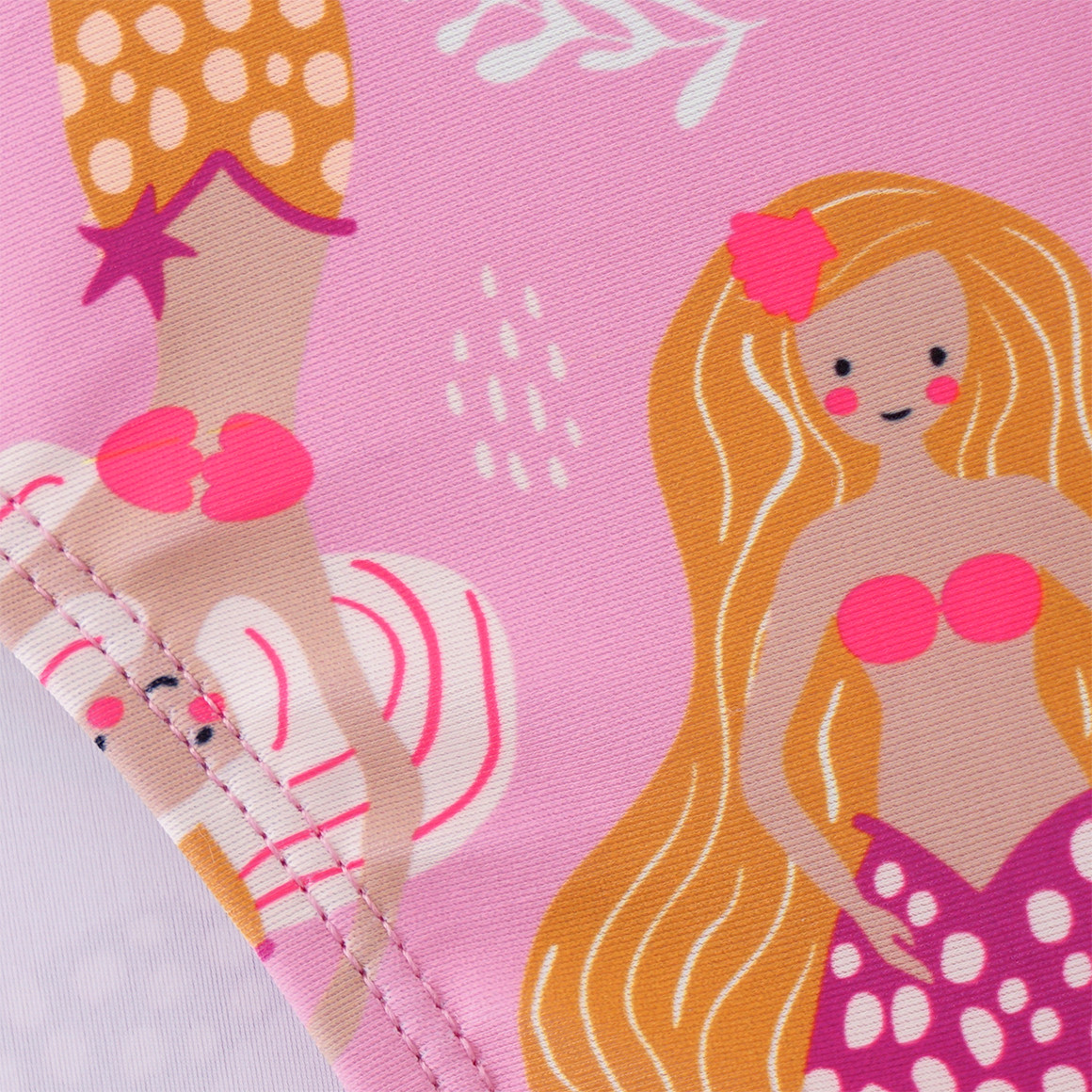 Topolino Mädchen Badeanzug mit Allover-Print rosa