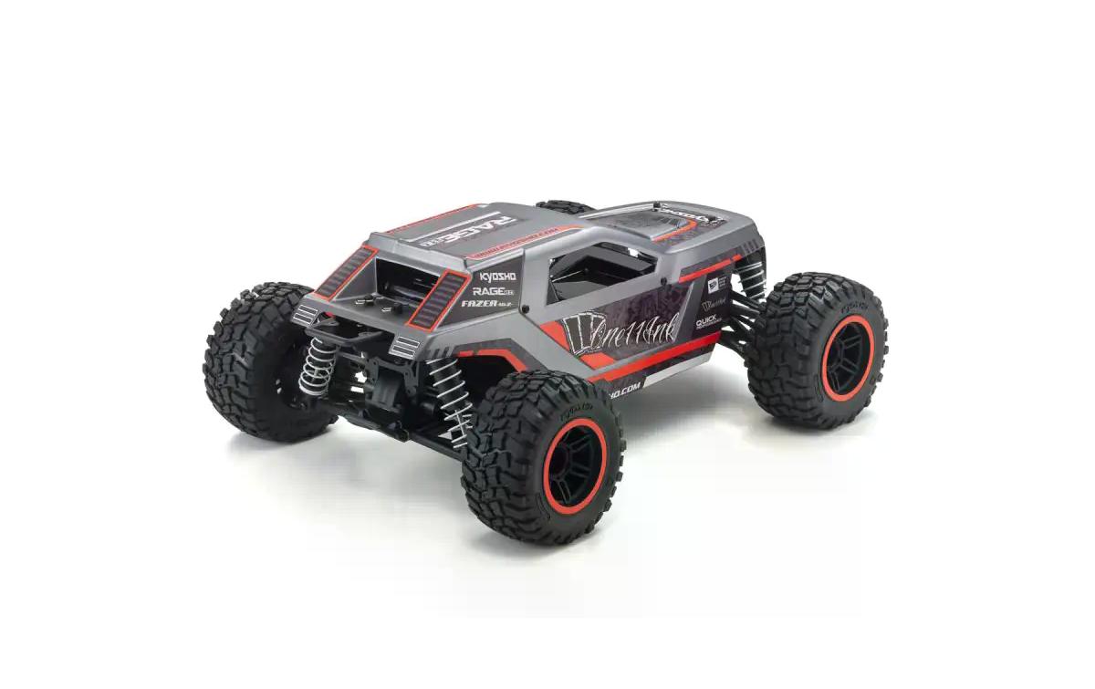 Buggy Fazer MK2 RAGE 2.0 4WD Rot, ARTR, 1:10<br>4WD Buggy Ready Set mit Fazer FZ02L-BT Chassis